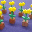 20240328_140935.jpg Minecraft Flower and earth cube