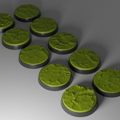 32mm-base-dry-ground-overview.png 10x 32mm base with dry ground (+toppers)