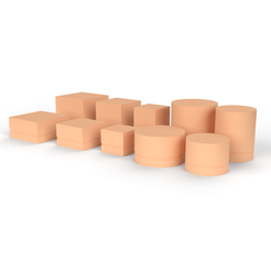 Kvadratisk-V3-All-rims_4.png Plinth for your miniatures and small dioramas_V3