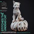 Stitches-the-undead-cat-2.jpg Halloween Pack - 7 Model Value Pack - Pre Supported - 32mm scale