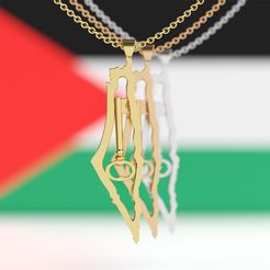 edit-فلسطين.jpg Map of Palestine with the Palestinian Key in the center