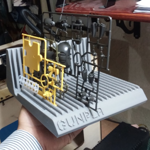 Gunpla Sprue Desktop Organizer 3D model