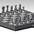 Rendu-1.jpg Portable folding chess set / chess set