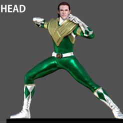 STL file MIGHTY MORPHIN POWER RANGERS GREEN RANGER CREST 🎲・3D print object  to download・Cults