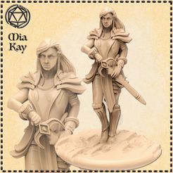 Female-Paladin-1.jpg Fichier STL Femme paladin・Modèle pour imprimante 3D à télécharger