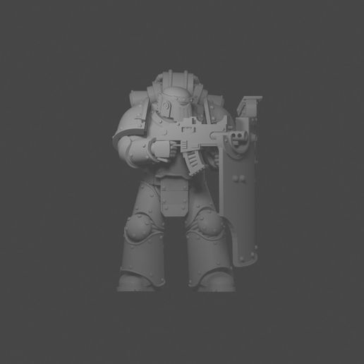 6.jpg STL file Truescale rivet armor with big shields・3D printing model to download, Fummelfinger