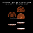 Nuevo-proyecto-2022-04-23T004544.669.png Vintage Style Tractor Seat for hot rod / rat rod model kit / rc / slot custom diecast