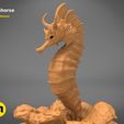 seahorse-color.455.jpg STL file Giant Sea Horse・3D printer design to download
