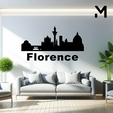 Florence.png Wall silhouette - City skyline Set