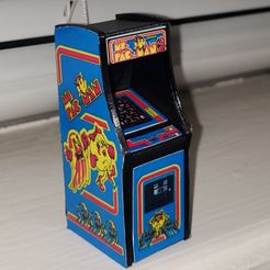 MSPACMAN-BUILD.jpg Fichier STL gratuit Cabinet d'arcade - Midway - Ms. Pac-man - Pac-man - Galaga - Galaxian・Plan pour impression 3D à télécharger