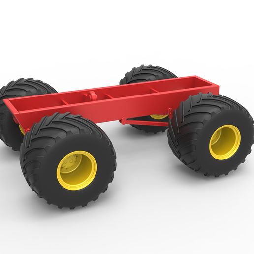 Old school monster truck chassis (1:25 Scale)