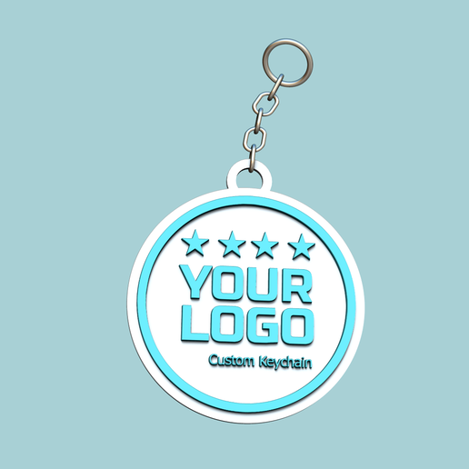 r8.png Customizable Logo KeyChain STL - Read Description