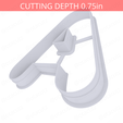 Letter_A~5.5in-cookiecutter-only2.png Letter A Cookie Cutter 5.5in / 14cm