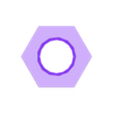 Hex_nut_M8_higher.stl Printable standard M8 Hex nuts and washers