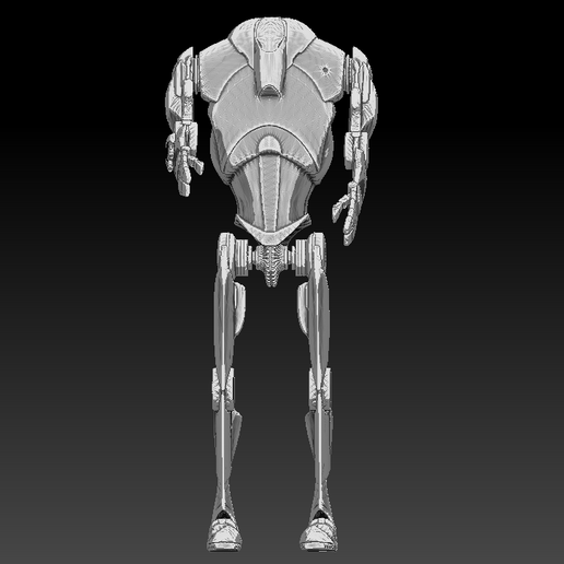 B2 Heavy Combat Robot - Galactic Wars  Figure ST