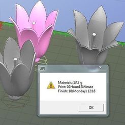 Campanule.JPG Бесплатный STL файл Fleurs・3D-печатная модель для загрузки