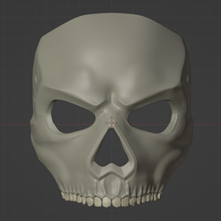 1.png Fichier STL Ghost_Mask_Call_OF_Duty・Objet pour impression 3D à télécharger