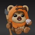 wicket-00.jpg Ewok Wicket Chibi Version-01 - Fan Art