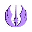 Jedi Order Galactic Empire symbol logo_stl.stl Jedi Order Galactic Empire symbol logo