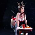 Reindeer-Girl-02.jpg Reindeer Girl - 3D Print Ready
