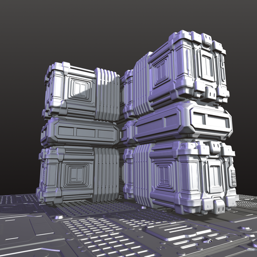 Sci-Fi Apartment Block Cyberpunk Building for Tabletop Games