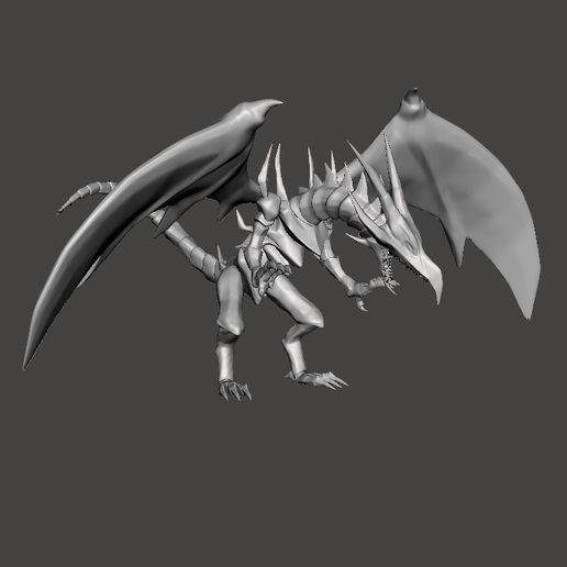 Red Eyes Black Dragon 3D Model 3D model