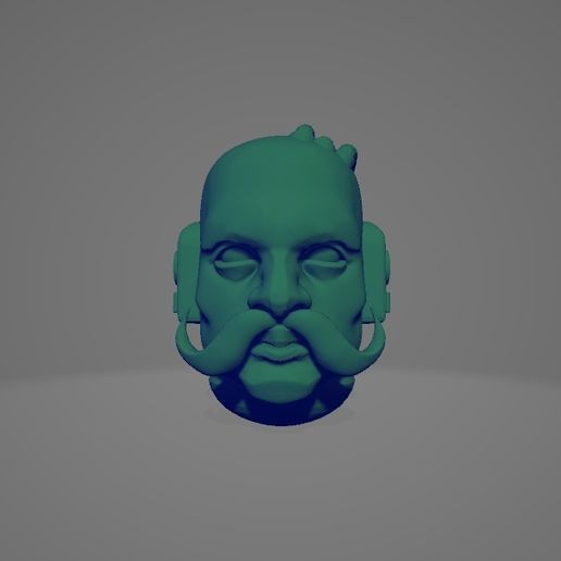 Cossack Marine Head 2 3D model