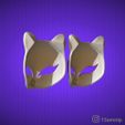 1-5.jpg Kitsune Cat Mask