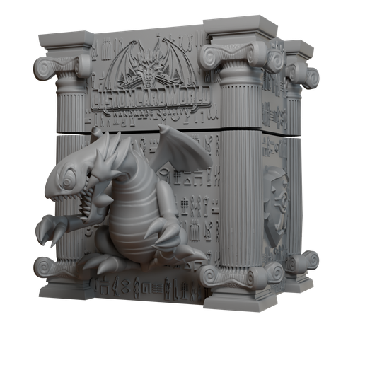 Yugioh Deckbox - Blue Eyes Toon Dragon STL File for 3D printingCults