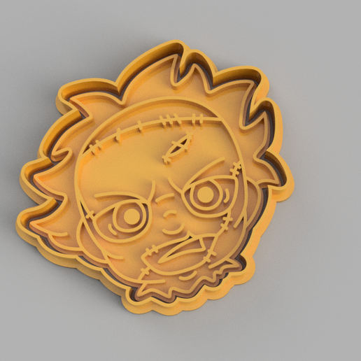 Zombie cookie cutter - 3D model önizlemesi