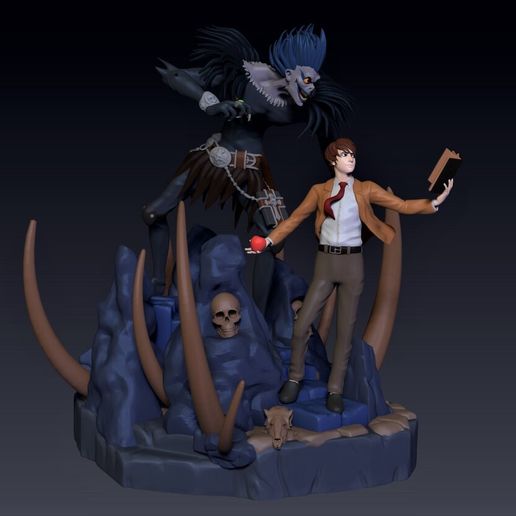 Death note Light ryuk 3D model