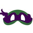 tortue ninja purple gentil.JPG Ninja Turtle masks / Masques tortues ninja