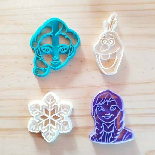 Frozen Cookie Cutter 3D model