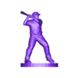 beisbolista_final2.stl modèle de joueur de baseball 3D
