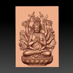 guanyinAQ1.jpg Download free STL file guanyin with thousands of hands • 3D printable design, stlfilesfree