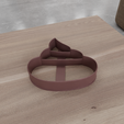 HighQuality.png 3D Poop Cookie Cutter for Kitchen with 3D Print Stl Files & 3D Printing, Gift for Mom, Poop Cutter, 3D Printed Decor, Clay Cutter