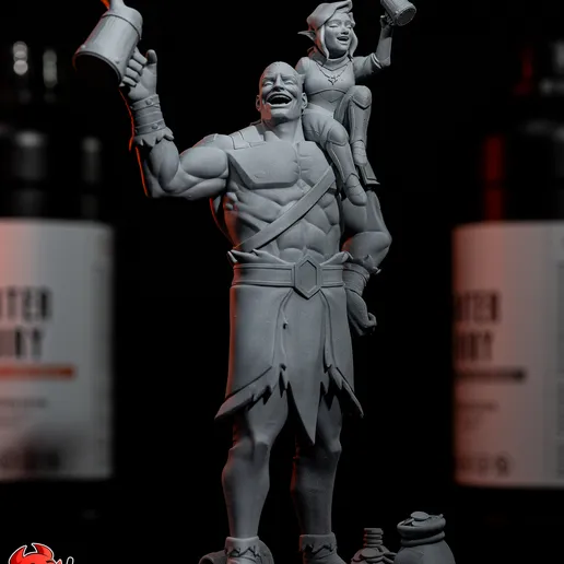Grog and Pike from The Legend of Vox Machina (fan art)