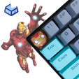 ironman_promotion.png Iron man keycap for Mechanical Keyboard with Cherry MX Stem
