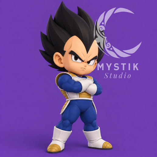 Vegeta – Dragon Ball Chibi Character | Saiyan Prince Anime Collectible