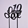 10-Years-of-Love-cake-topper-pic3.jpg 10 Years of Love cake topper