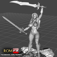 red sonja impressao6.png RED SONJA 3D Printing Action Figure