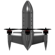 Rocket-Interceptor-2026-V4-5-inch-3.png Rocket Drone Interceptor 2026 V4 - High-Performance Aerodynamic Drone Frame (STL) 5,6,8,10 inch