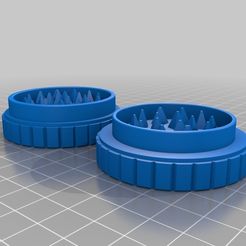 NewGrinder_SenzaLoghi.jpg Free 3D file Herb Grinder V3 - Voxels Version - Perfect Geometry.・3D printing idea to download