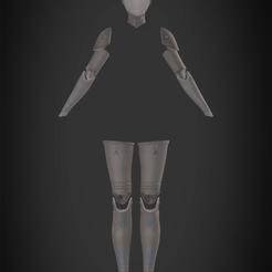 TwinsArmorFront.png STL file Atomic Heart Twins Full Armor and Helmet for Cosplay 3D Model・3D print design to download
