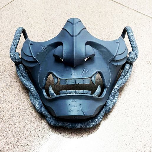 Máscara de Fantasma - Fantasma de Tsushima - A Máscara Original - Halloween Oni Cosplay