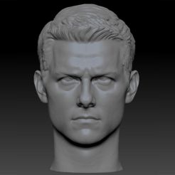 13.jpg STL file The Mission Impossible Tom Cruise Head sculpture 3D print model・3D printable design to download