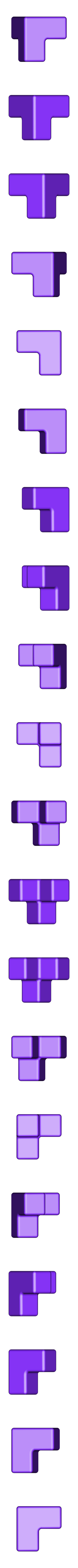 6.STL Easy Tetris style Puzzle Cube