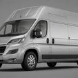van-1.jpg Silver Fiat Ducato Cargo Van Low-poly