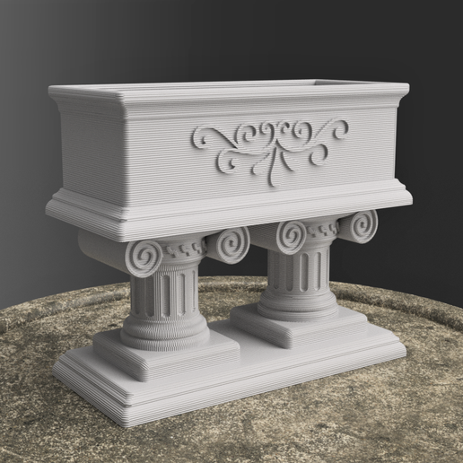 Columns Planter 3D model