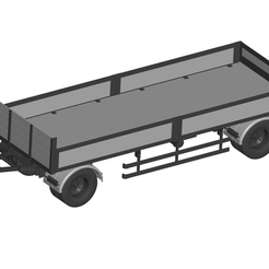 1.png 3D file Car trailer・3D printable model to download